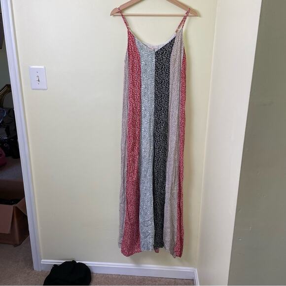 Skies Are Blue Mixed Print V-Neck Sleeveless Maxi Dress in SIZE MEDIUM - Picture 9 of 12